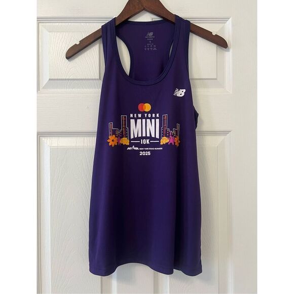 NEW BALANCE MASTERCARD NEW YORK MINI 10K 2025 NYRR RACE TOP - Picture 1 of 8